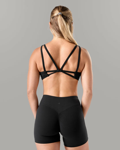 Lina Bra - Black - Best Sports Bra | Alphalete