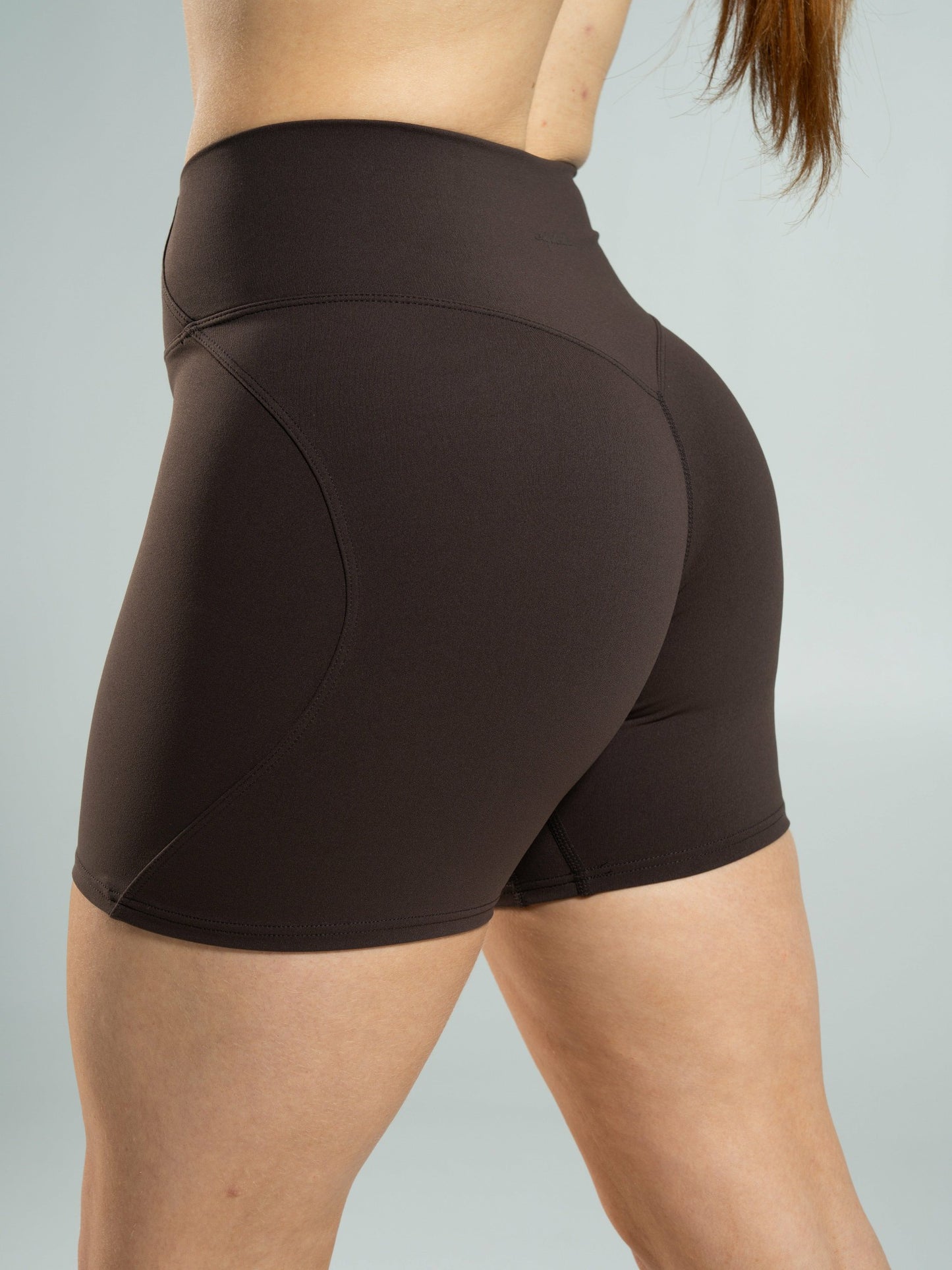 Aura Ultra-High Rise Short - Walnut | Alphalete