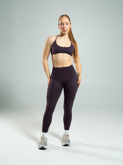 Aura Ultra-High Rise Legging - Black Garnet | Alphalete