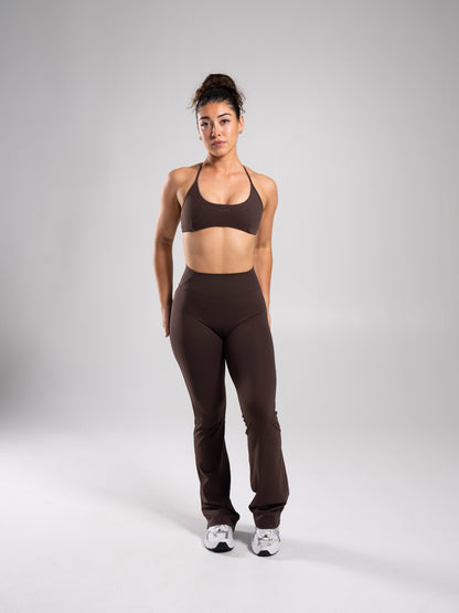 Aura Ultra-High Rise Flared Pant - Walnut | Alphalete