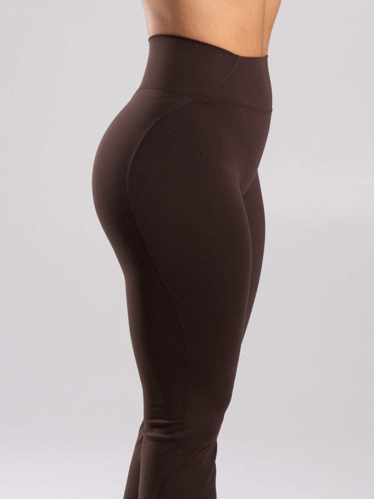 Aura Ultra-High Rise Flared Pant - Walnut | Alphalete