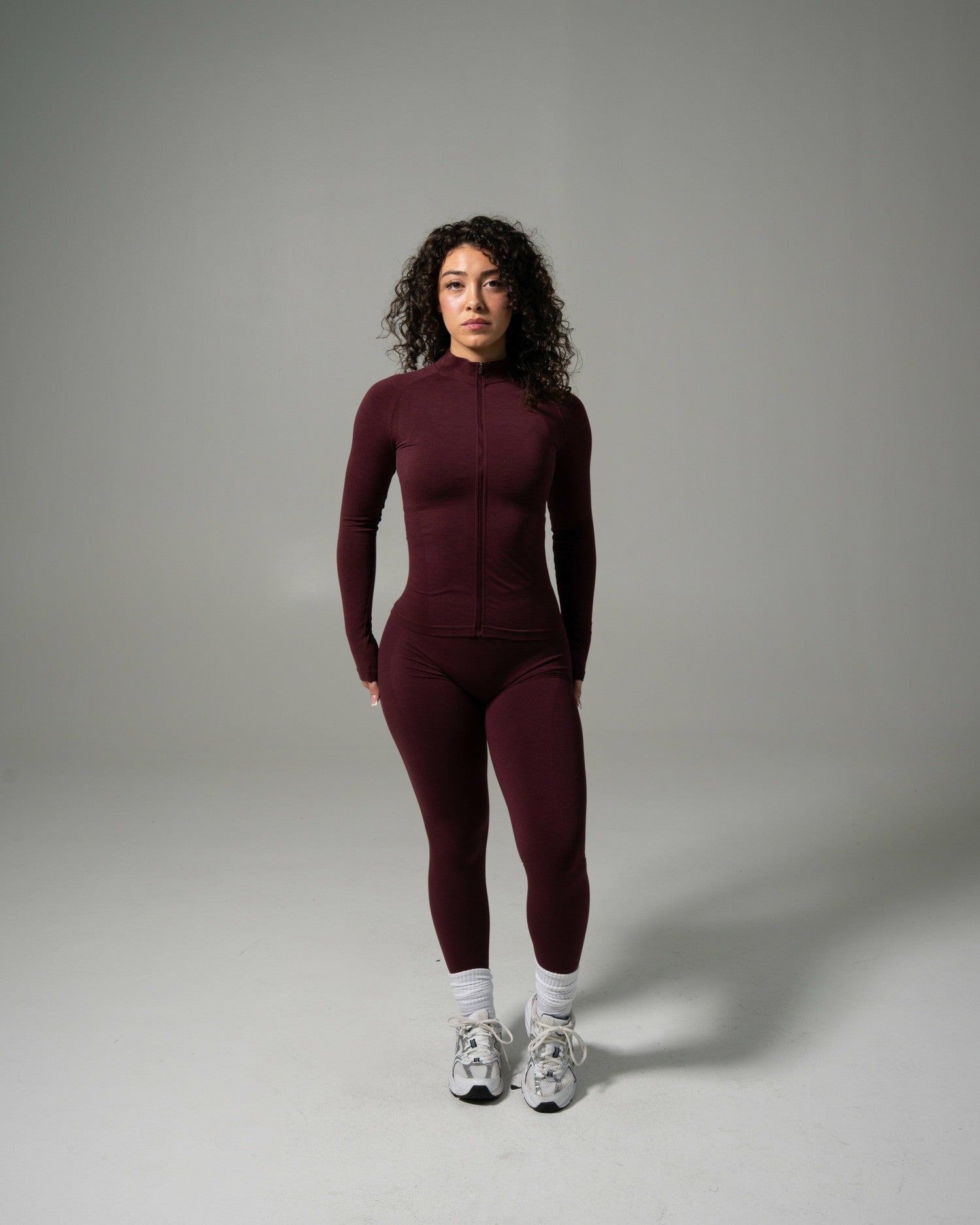 Glass Jacket - Merlot - Workout Clothes For Women | Alphalete