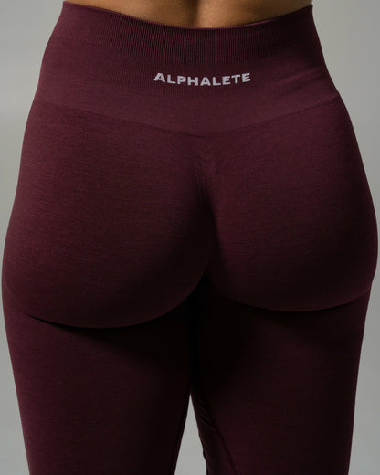 Pump Mid Rise Flared Pant - Merlot | Alphalete