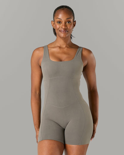 Starr Bodysuit - Pewter - Workout Clothes For Women | Alphalete