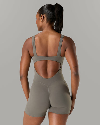 Starr Bodysuit - Pewter - Workout Clothes For Women | Alphalete