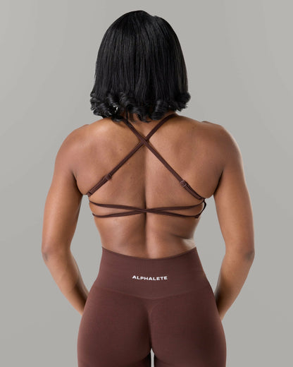 Verge Bra - Cashmere - Best Sports Bra | Alphalete