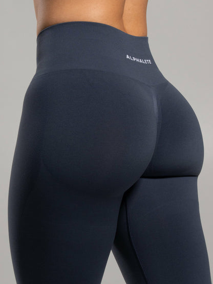 Pump Mid Rise Legging - Dusty Navy | Alphalete