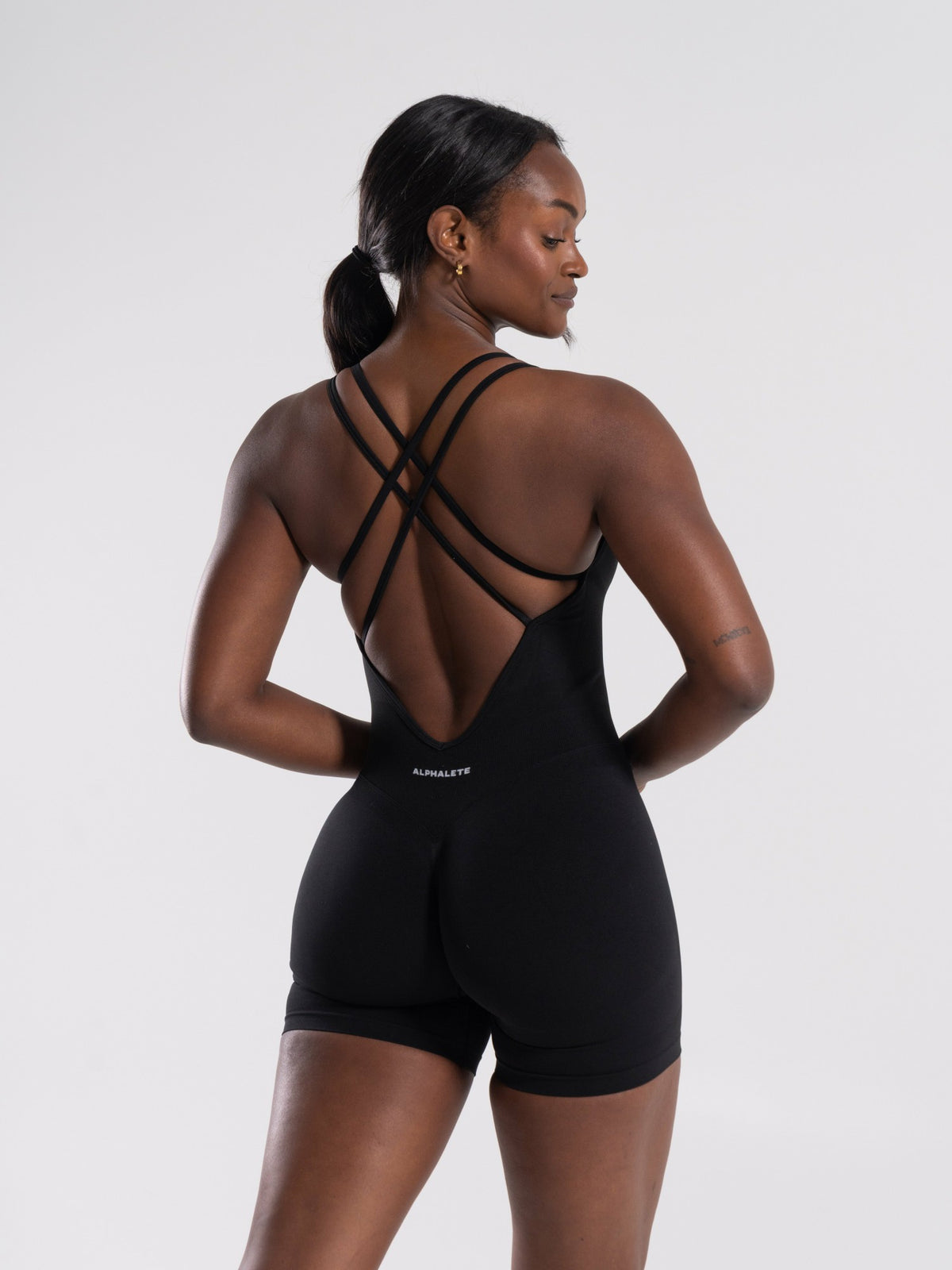 Pump Bodysuit - Black - Workout Clothes For Women | Alphalete
