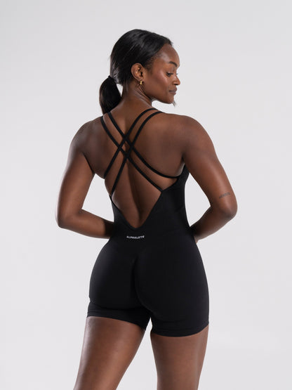 Pump Bodysuit - Black - Workout Clothes For Women | Alphalete