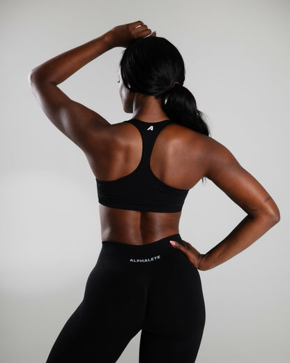 Elevate Bra - Black - Best Sports Bra | Alphalete