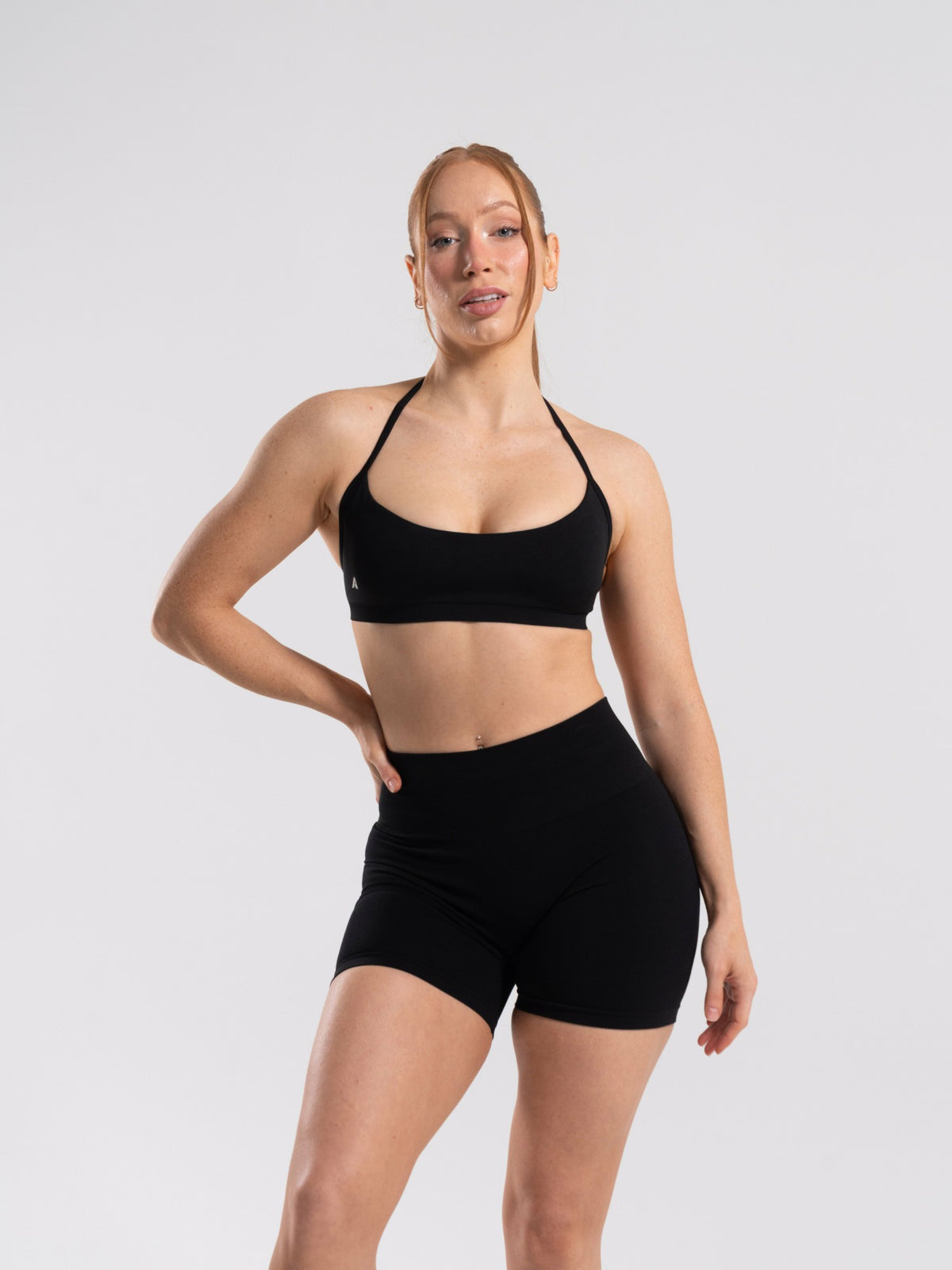 Amplify Minimal Bra - Black - Best Sports Bra | Alphalete