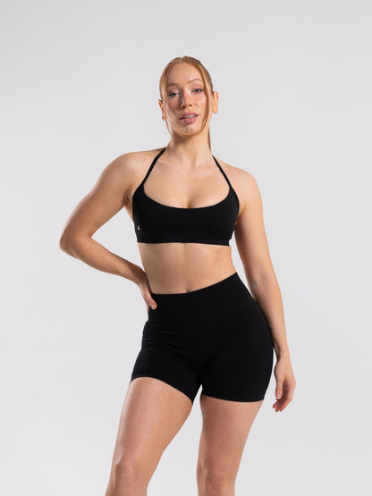 Amplify Minimal Bra - Black - Best Sports Bra | Alphalete