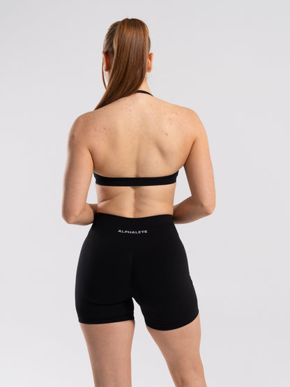 Amplify Minimal Bra - Black - Best Sports Bra | Alphalete