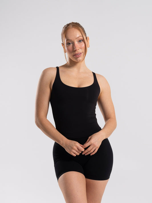 Softcurve Scoop Neck Tank - Black | Alphalete