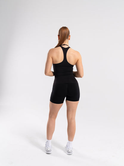 Softcurve Racer Tank Long - Black | Alphalete