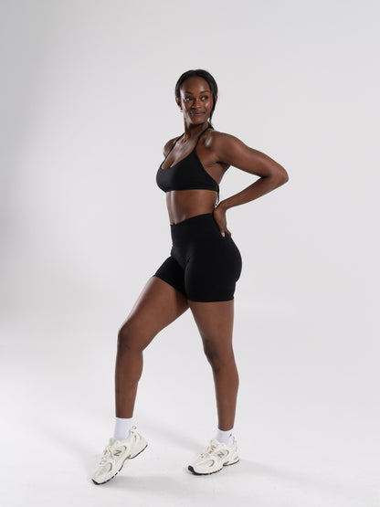 Pump High Rise Short - Black - Workout Clothes For Women | Alphalete