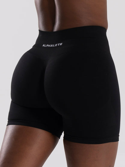 Pump High Rise Short - Black - Workout Clothes For Women | Alphalete