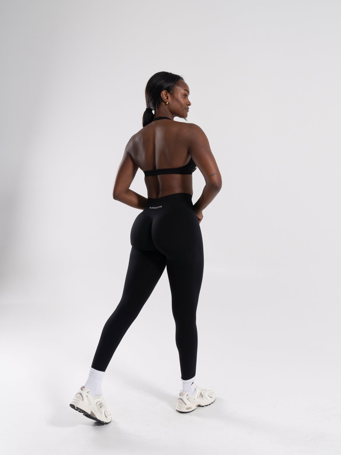 Pump High Rise Legging - Black | Alphalete