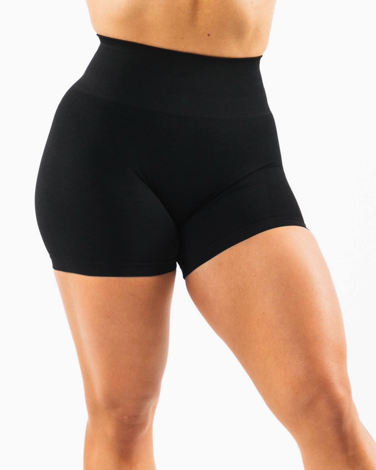Amplify Ultra-High Rise Short - Black - Running Shorts | Alphalete