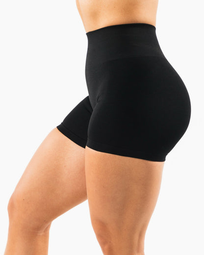 Amplify Ultra-High Rise Short - Black - Running Shorts | Alphalete