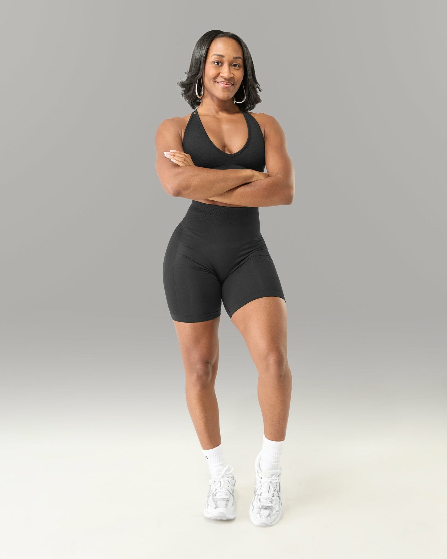 Amplify Ultra-High Rise Biker Short - Black | Alphalete