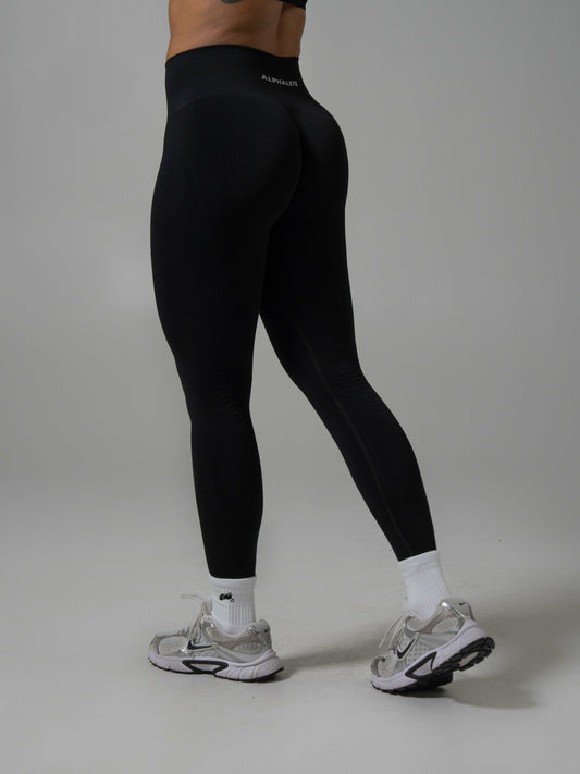 Contour Mid Rise Legging - Black | Alphalete