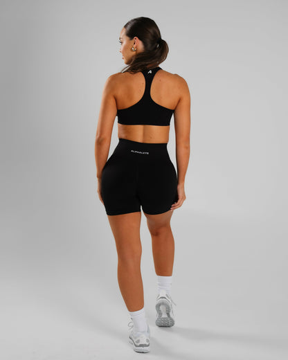 Amplify Ultra-High Rise Short - Black | Alphalete