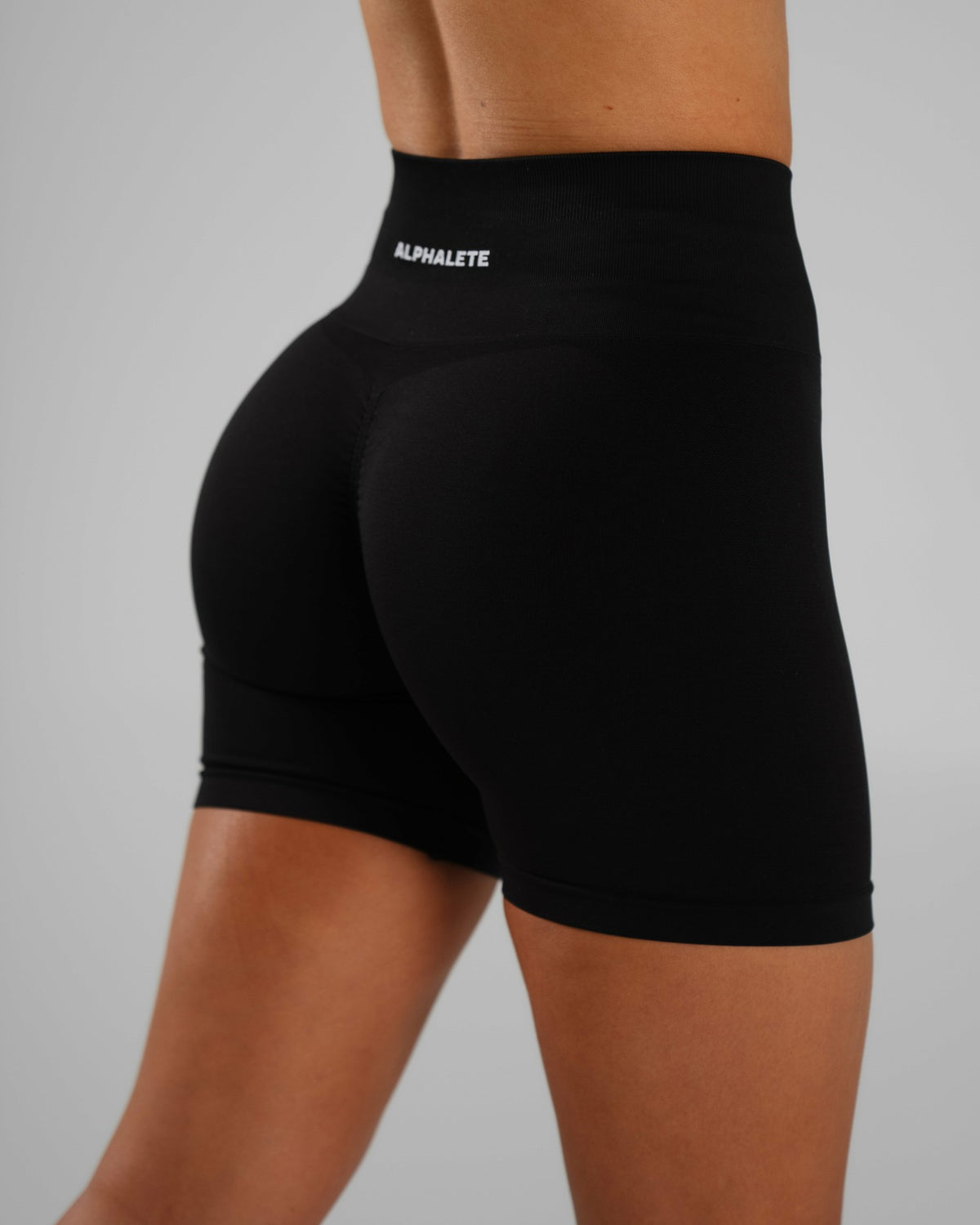 Amplify Ultra-High Rise Short - Black | Alphalete