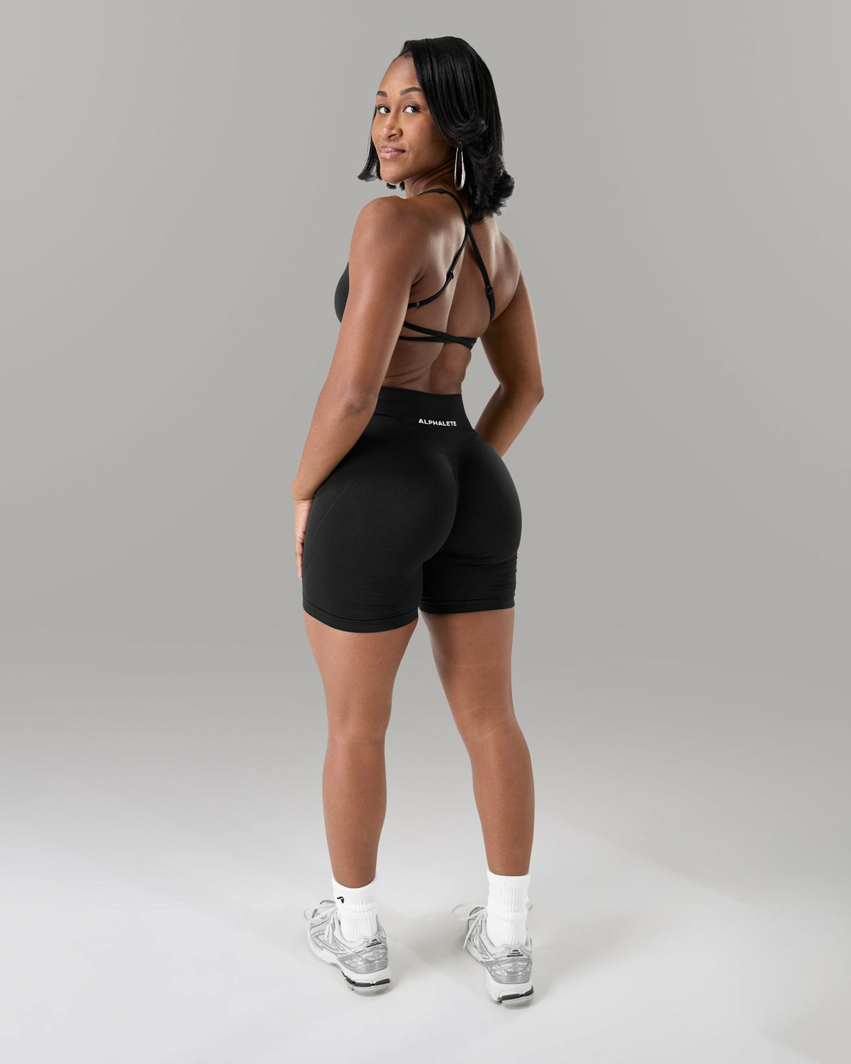 Revive High Rise Short - Black - Workout Clothes For Women | Alphalete