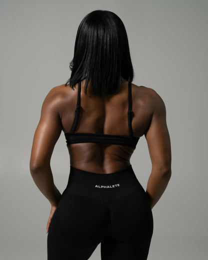 Sandy Bra - Black - Best Sports Bra | Alphalete