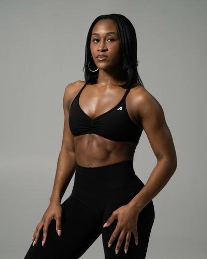 Sandy Bra - Black - Best Sports Bra | Alphalete