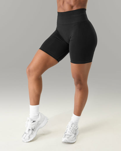 Amplify Gravity Ultra-High Rise Biker Short - Black | Alphalete