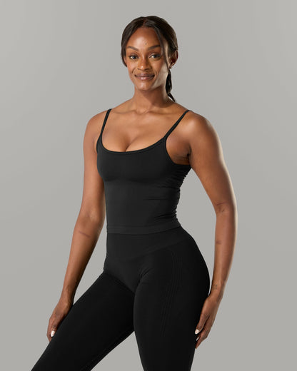 Push Tank - Black - Workout Clothes For Women | Alphalete