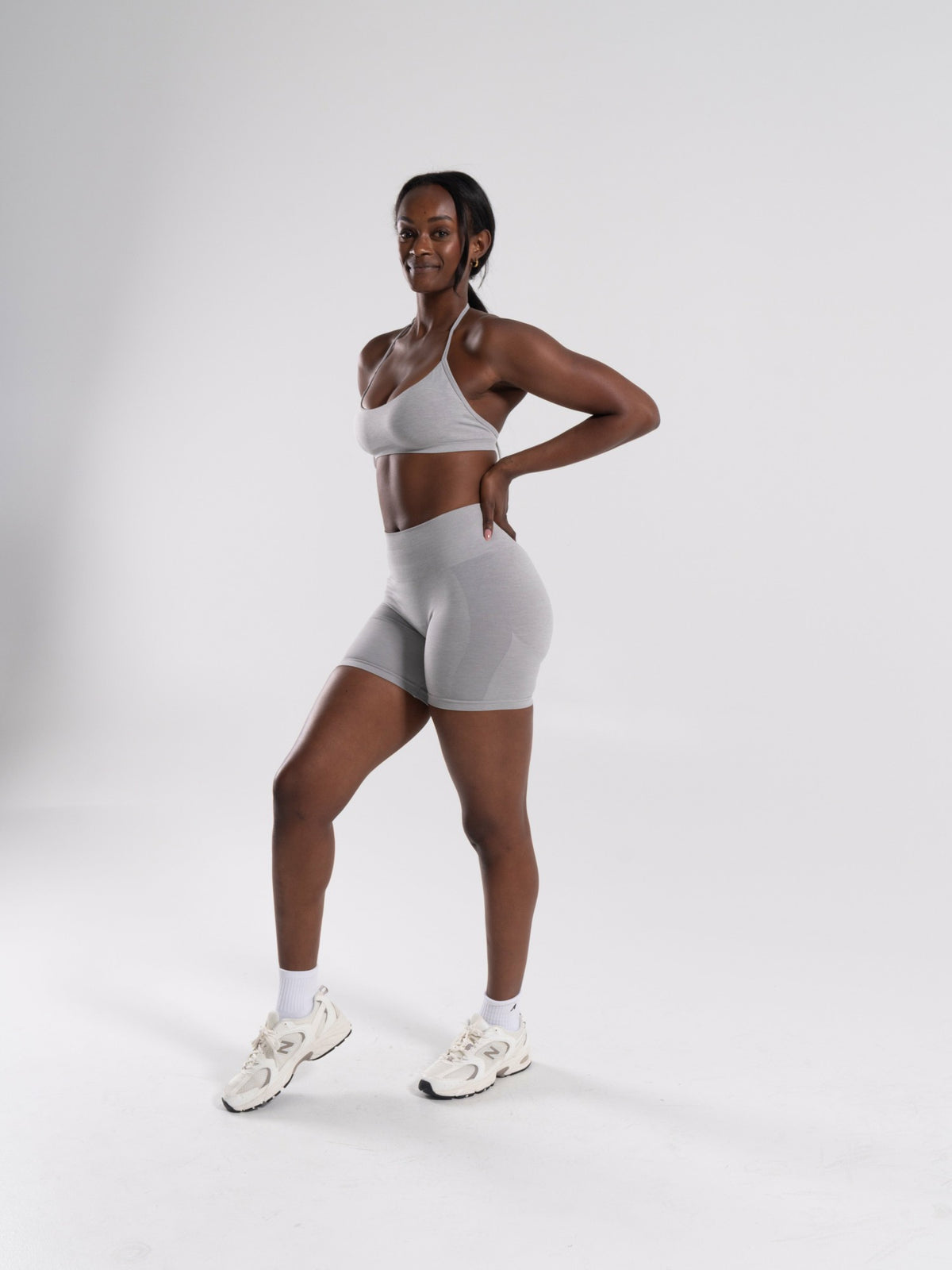Pump High Rise Short - LT Heather | Alphalete