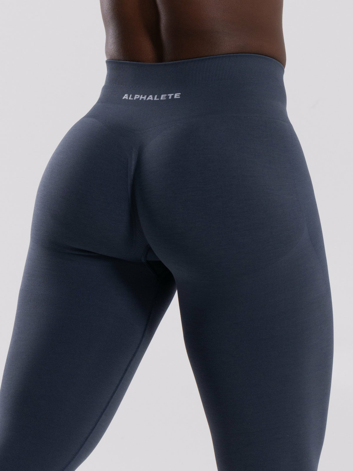 Pump Mid Rise Legging - Dusty Navy | Alphalete