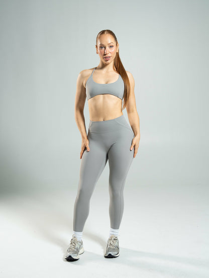 Aura Ultra-High Rise Legging - Nickel | Alphalete
