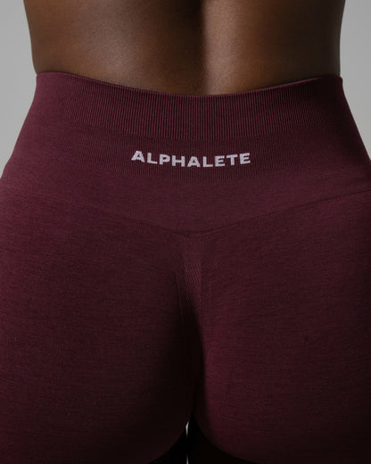 Pump Mid Rise Flared Pant Long - Merlot | Alphalete