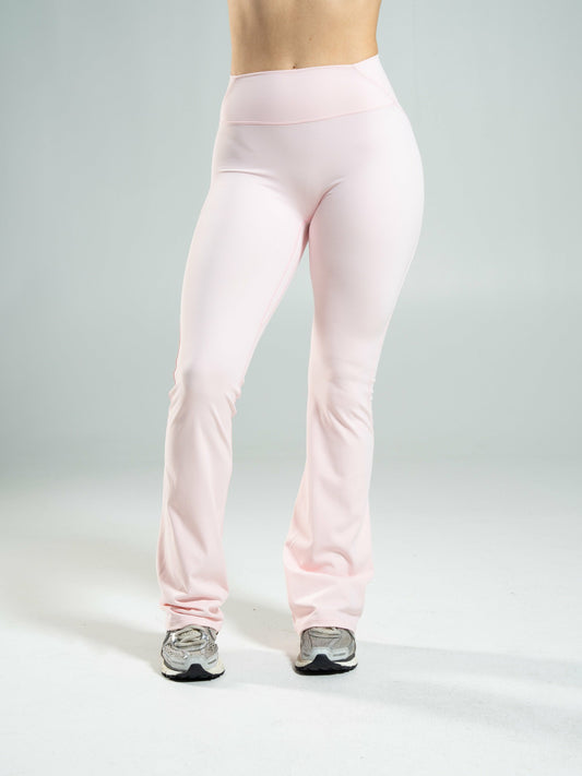 Aura Ultra-High Rise Flared Pant Long - Ballet Pink | Alphalete