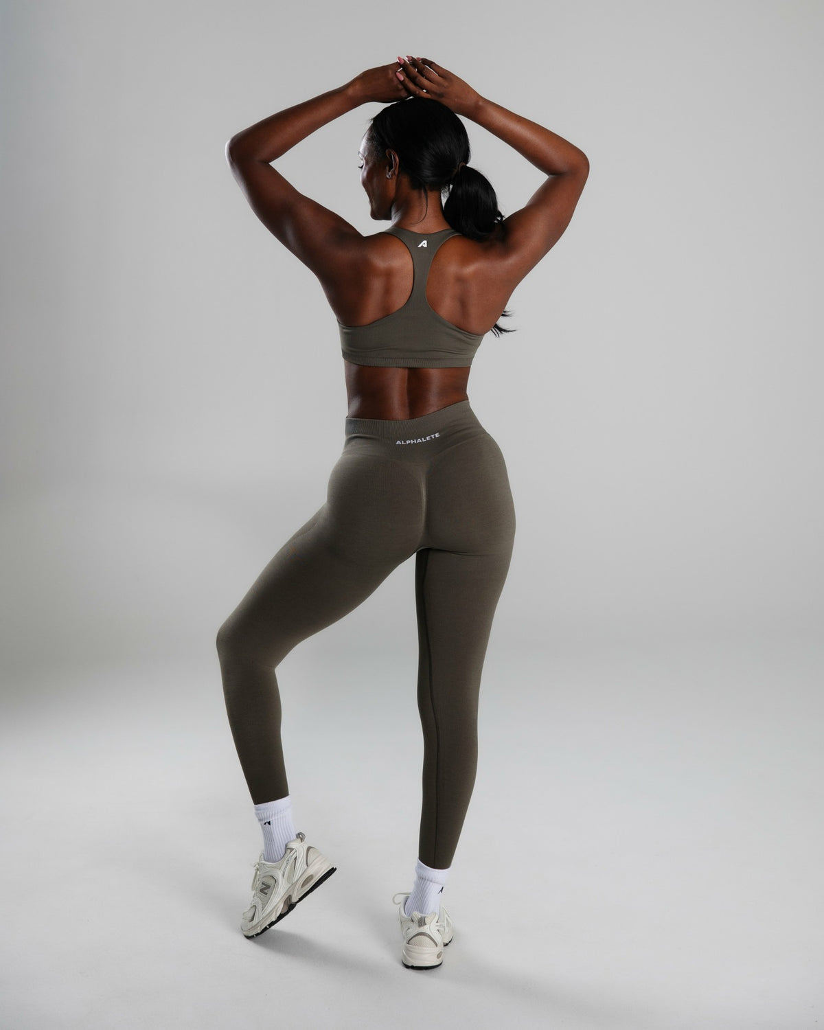 Elevate Bra - Khaki - Best Sports Bra | Alphalete