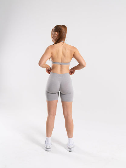 Amplify Minimal Bra - Heather Grey - Best Sports Bra | Alphalete
