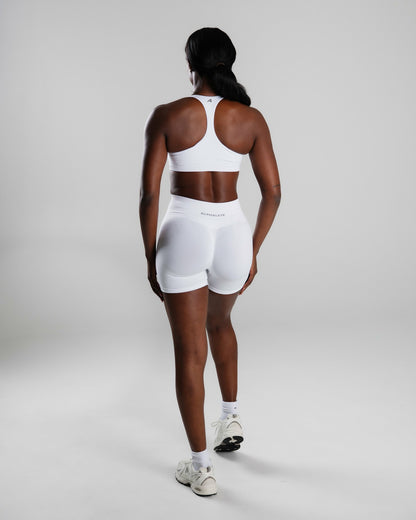 Elevate Bra - White - Best Sports Bra | Alphalete
