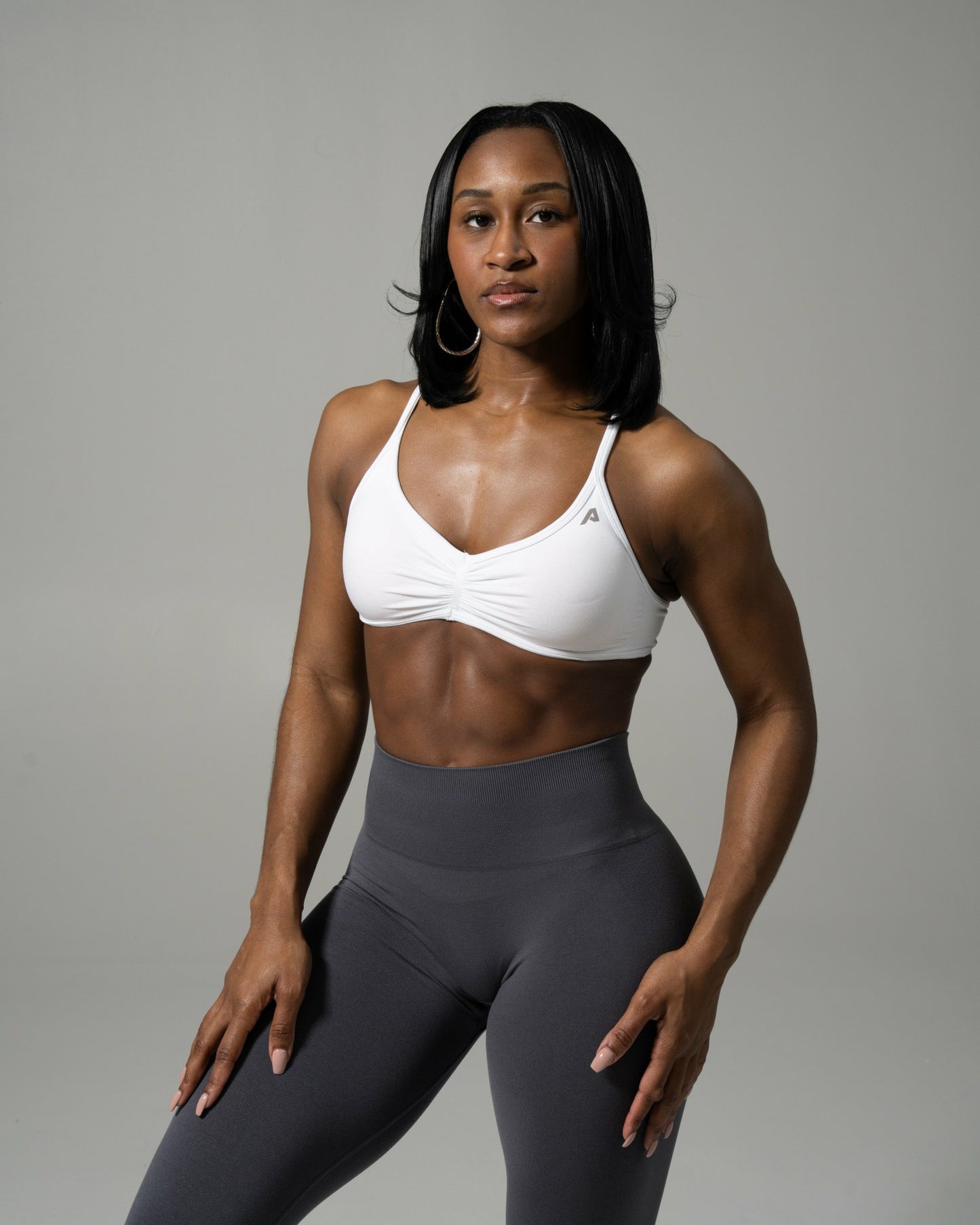 Sandy Bra - White - Best Sports Bra | Alphalete