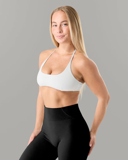 Axis Bra - White - Best Sports Bra | Alphalete