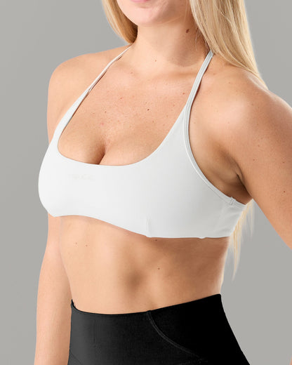 Axis Bra - White - Best Sports Bra | Alphalete