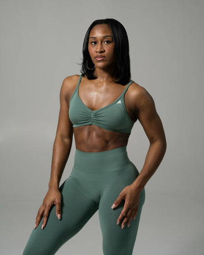 Sandy Bra - Juniper Green - Best Sports Bra | Alphalete