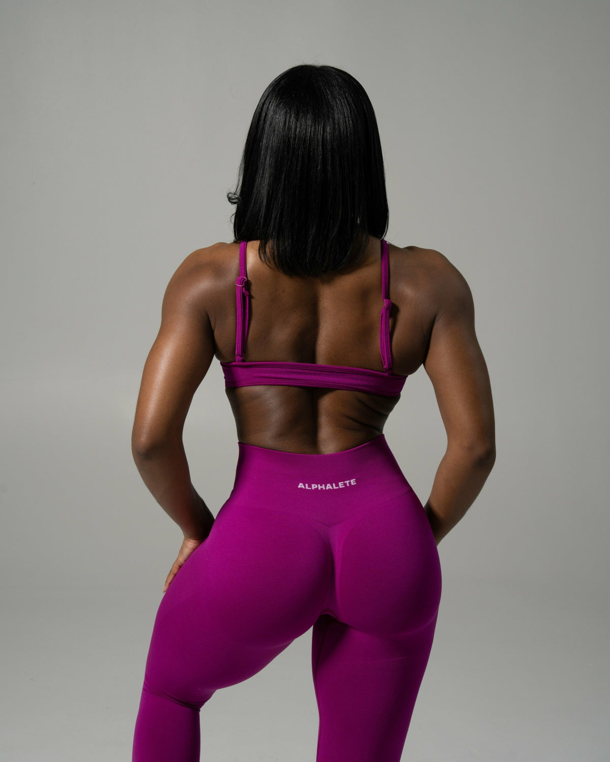 Sandy Bra - Dark Fuchsia - Best Sports Bra | Alphalete