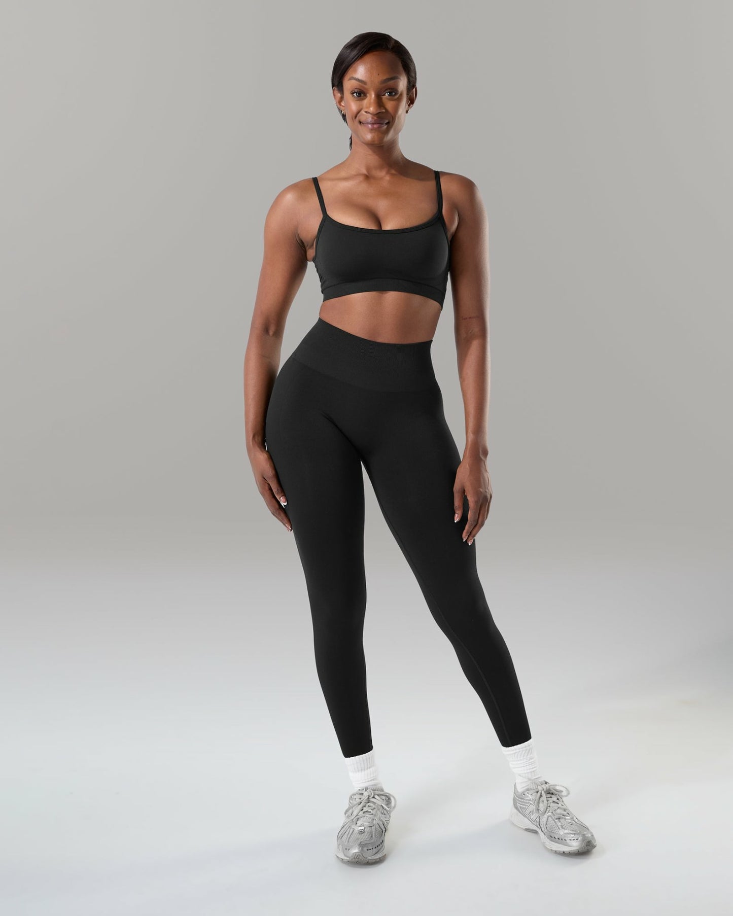 Push Bra - Black - Best Sports Bra | Alphalete
