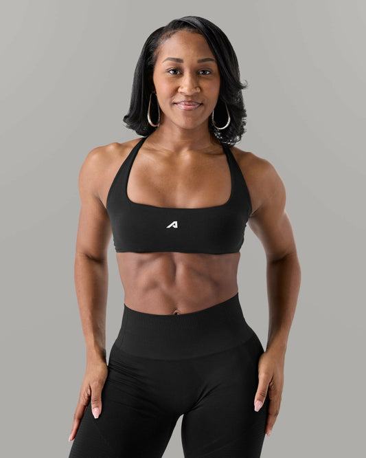 Verge Bra - Black - Best Sports Bra | Alphalete