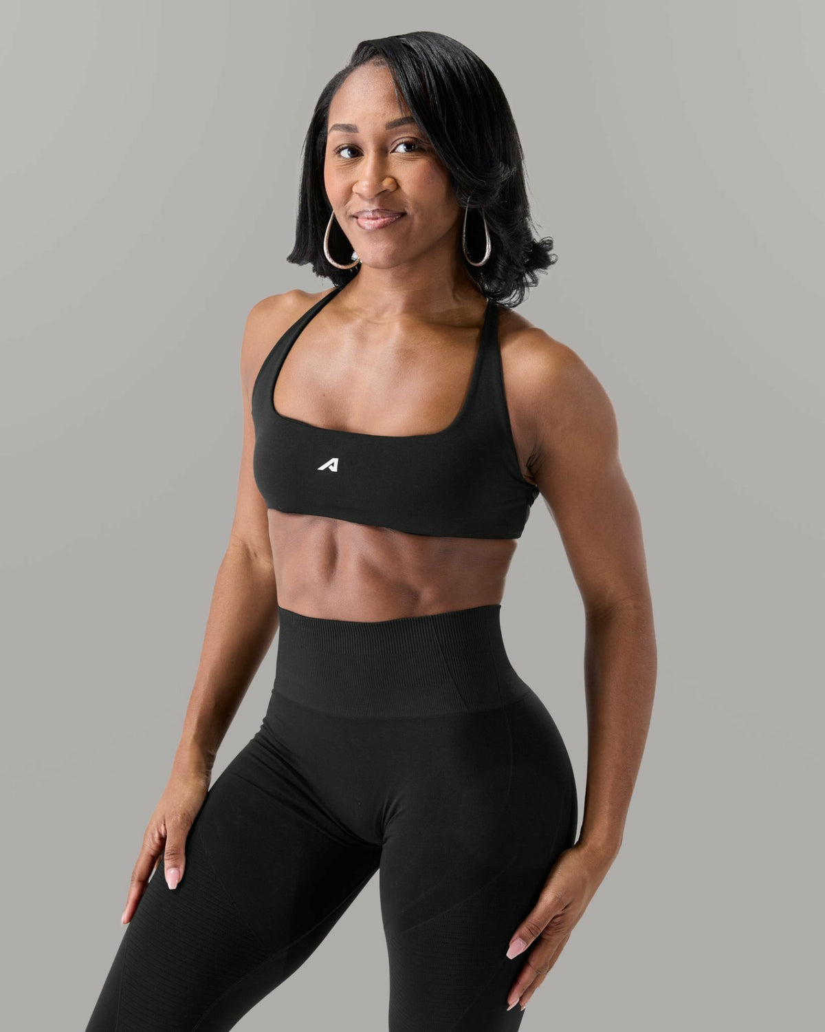 Verge Bra - Black - Best Sports Bra | Alphalete