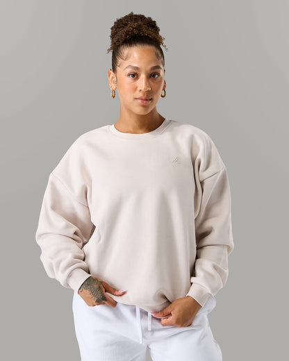 Staple Crewneck - Wheat - Workout Clothes | Alphalete